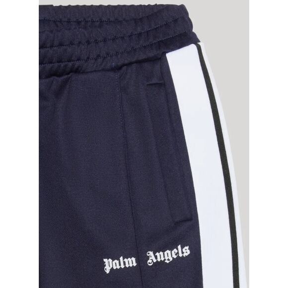 RETAIL $345 Palm Angels Long Track Pants Navy Blue*BRAND-NEW with tags*SZ 4 - Picture 3 of 6